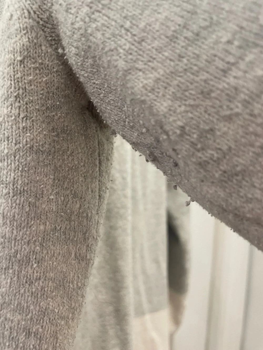 Reitmans Gray and Cream Cowl Neck Colorblock Sweater - Picture 5 of 5